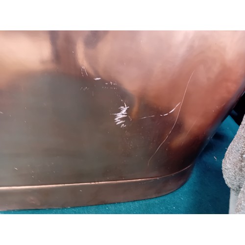 985 - A modern copper bath 1.7m long x 70cm