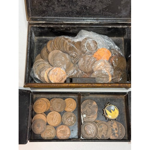 475 - A collection of miscellaneous coins and banknotes, British and foreign, George III and later, includ... 