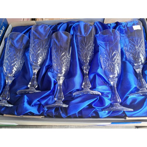 1170 - x4 boxes of misc. incl glassware and crockery, Royal Doulton Lady HN2339 
