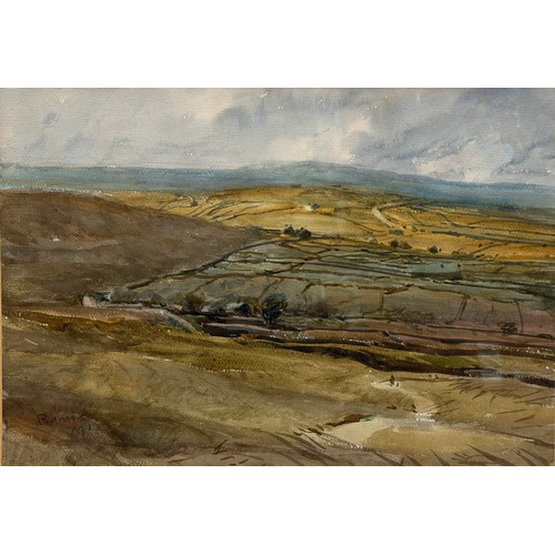 529 - Joseph Pighills (British, 1902-1984), 'Pennine Country', watercolour, signed and dated '79 lower lef... 