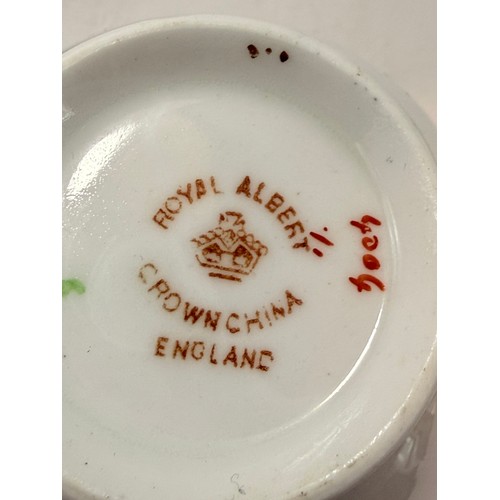 186 - A collection of Royal Albert Crown China tea wares, Imari-style pattern, comprising square sandwich ... 