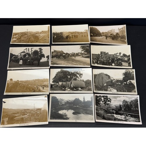 287 - Romany/Gypsy interest: A collection of early-mid 20th Century photographic postcards of Yorkshire an... 