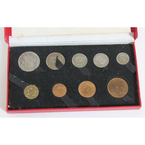 113 - A George VI nine coin specimen set.