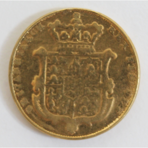 116 - A George IV 1826 shield back sovereign.