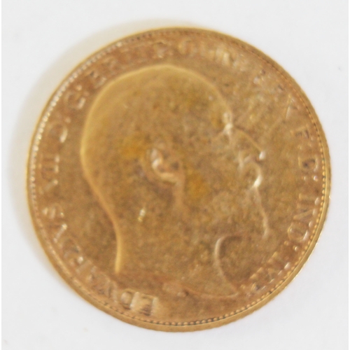 118 - Edward VII 1902 half sovereign.