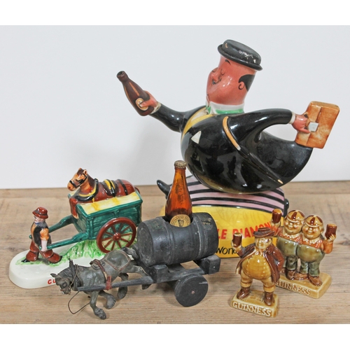 358 - Guinness advertisement pottery comprising a Beswick 