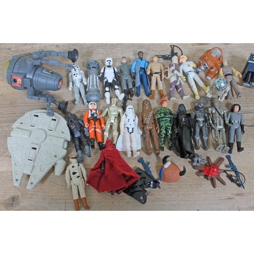 397 - A collection of 1980s Star Wars figures.