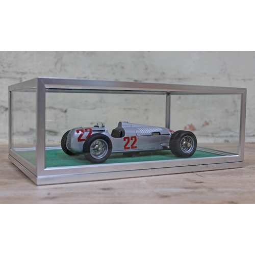 427 - A Gulliver Showcases Audi Union cast metal model, length 20cm, and display case.