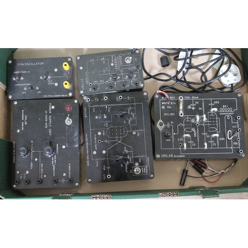 461 - A Unilab oscillator and similar oscillation instruments/power supply.