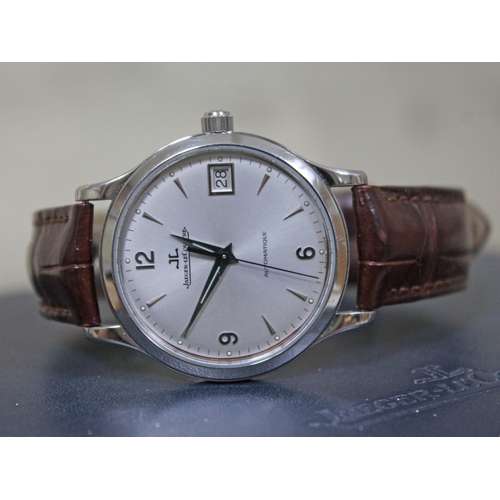 89 - A Jaeger Le Coultre Master Control 1000 Hours stainless steel wristwatch no 2899, dial diam. 35mm, w... 