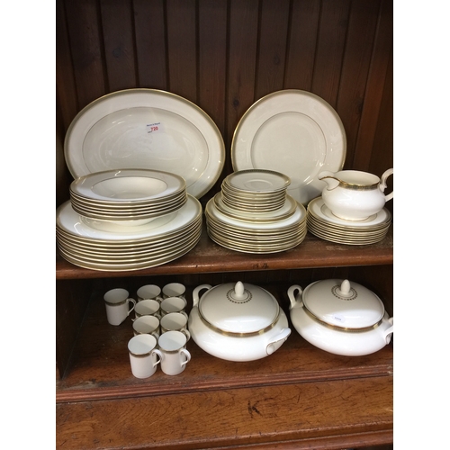 720 - Royal Doulton Clarendon dinner ware. Approx. 55 pieces