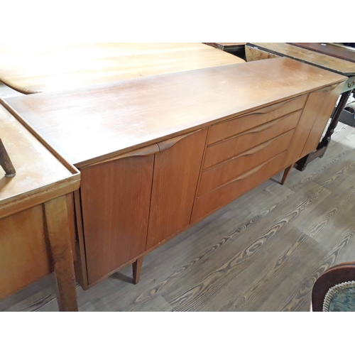 70 - A 1960s teak sideboard, length 183cm.