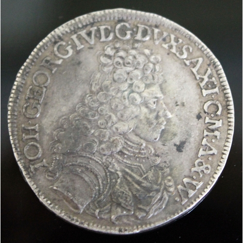 200 - Johann Georg IV half 1693 Thaler.