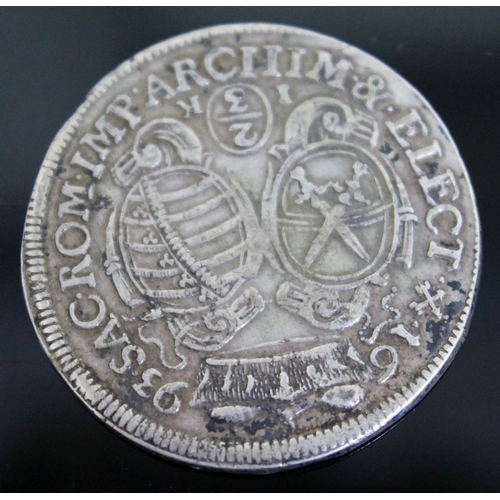 200 - Johann Georg IV half 1693 Thaler.