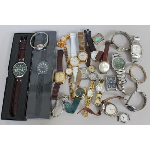 272 - A mixed lot of wristwatches.