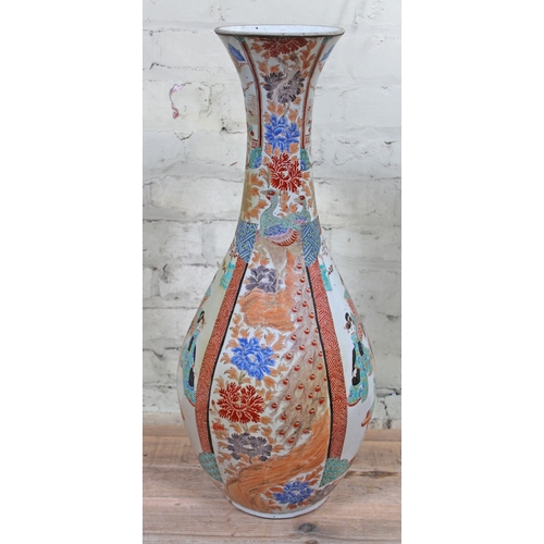 363 - A Japanese Imari vase, height 70cm.