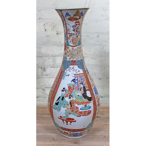 363 - A Japanese Imari vase, height 70cm.