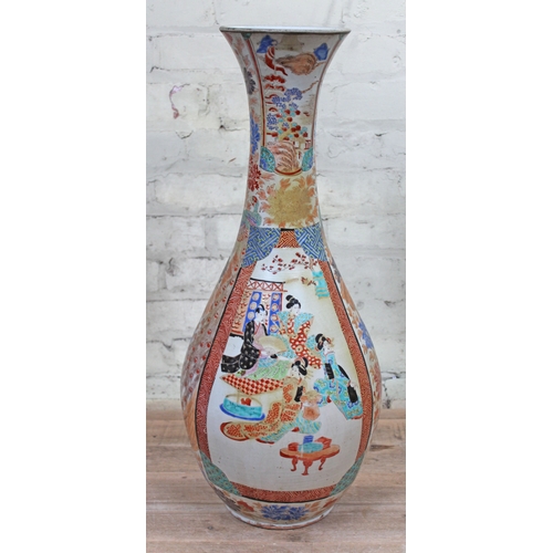 363 - A Japanese Imari vase, height 70cm.