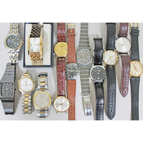 184 - A group of 13 wristwatches including Tissot, Sekonda, Rotary, Timex, Hugo Boss, Seiko, Accurist, Her... 