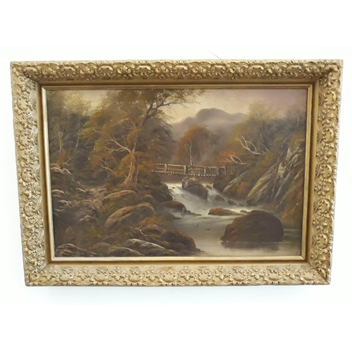 387 - Becker (19th Century), Welsh landscapes, pair, oil on canvas. 50cm x 75cm