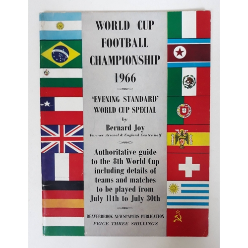 397 - A 1966 World Cup guide - World Cup Football Championships 1966 'Evening Standard' World Cup Special ... 