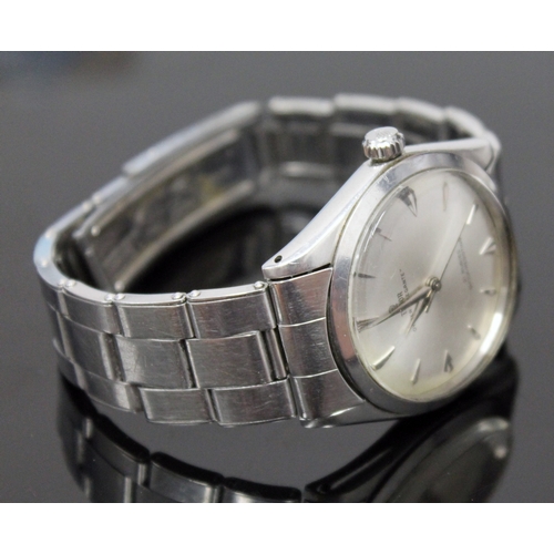 101 - A Gentlemans stainless steel Rolex Tudor Oyster 'Elegante' wrist watch, the round silver dial having... 