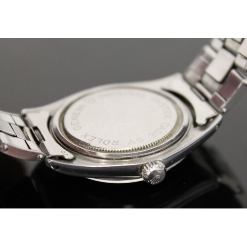 101 - A Gentlemans stainless steel Rolex Tudor Oyster 'Elegante' wrist watch, the round silver dial having... 