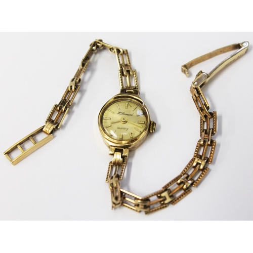 122 - A 9ct gold Ladies wristwatch by H. Samuel, gross weight 8.4g.