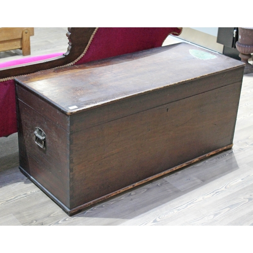 83 - A 19th century chest, length 124cm.