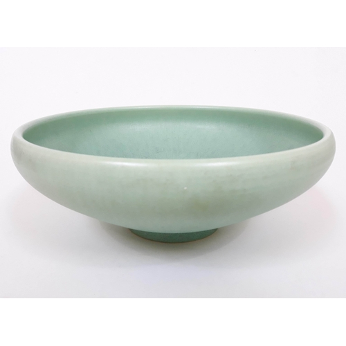 447 - A Pilkington's Royal Lancastrian green mottled bowl, diam. 24.5cm.