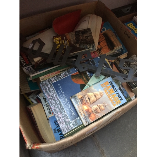 271 - A large box of various books