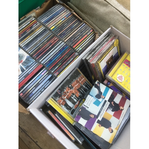 1070 - 2 boxes of CDs