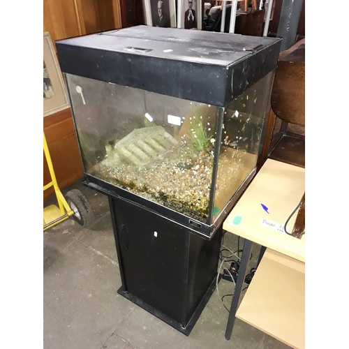 531 - A fish tank on stand