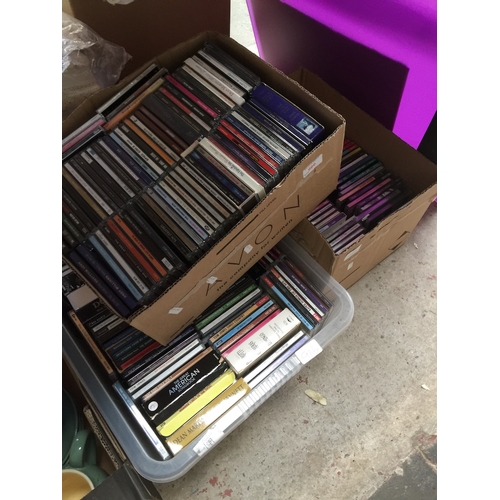 966 - 3 boxes of CDs