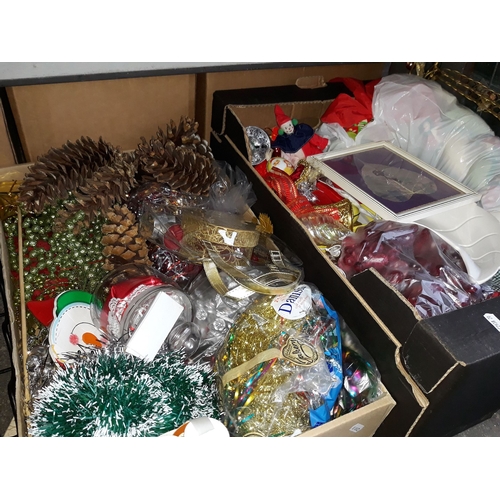 252 - 2 boxes of Xmas decorations