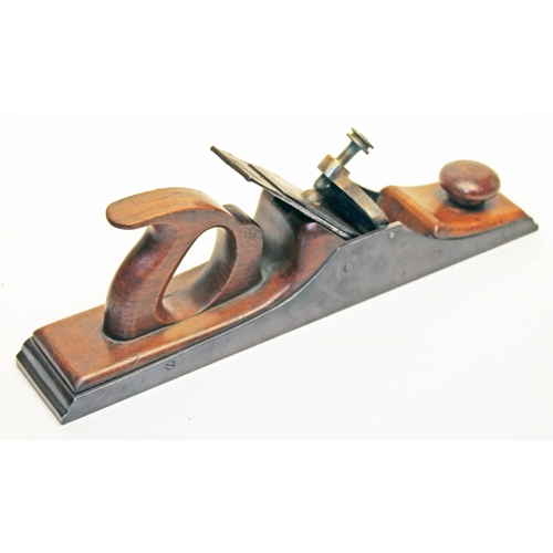 254 - A large steel cased smoothing plane with Sorby blade.