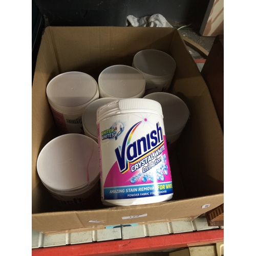 122 - 7 Vanish crystal white oxi action powder ( damaged packaging )