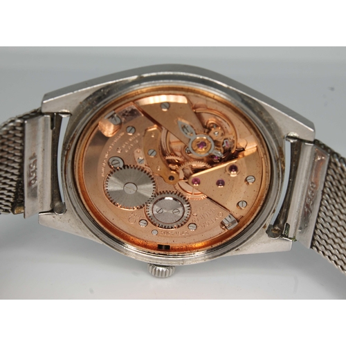 144 - A gents Omega Geneve stainless steel watch, ref. 27814304, calibre 601, later strap, case diam.