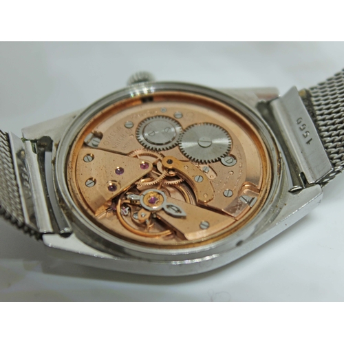 144 - A gents Omega Geneve stainless steel watch, ref. 27814304, calibre 601, later strap, case diam.