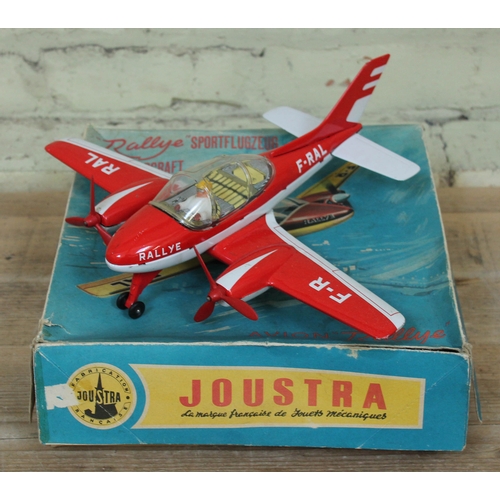 466 - A Joustra Rallye Sportflugzeug Light aircraft model plane.