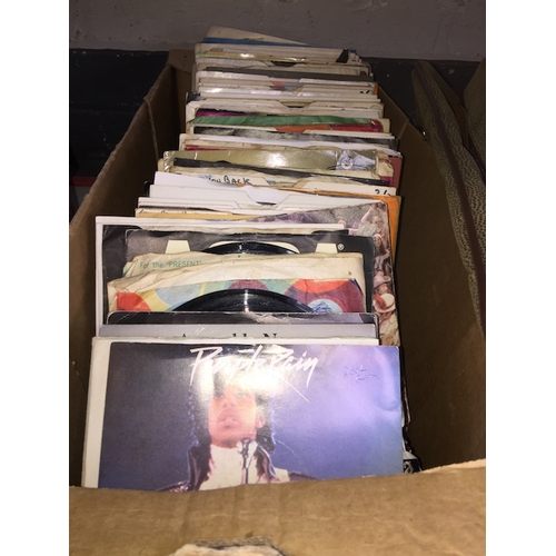 129 - A box of 45s