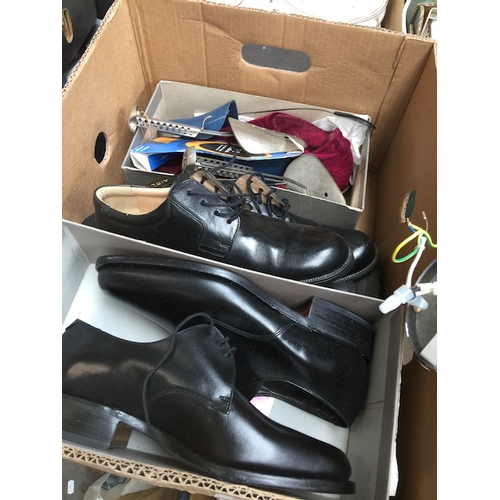 176 - A box of mainly shoes