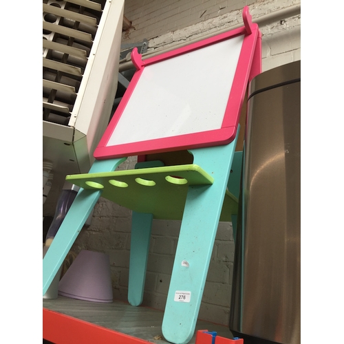 276 - A child's whiteboard easel