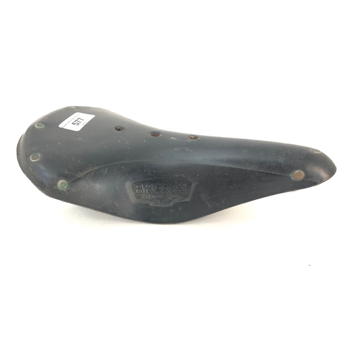 577 - A Brooks Champion Narrow B.17 vintage bicycle saddle