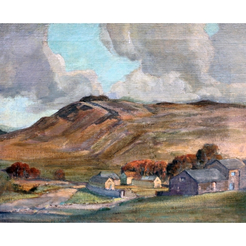 544 - 20th century school, landscape, oil on canvas, 60cm x 50cm, unsigned, framed.