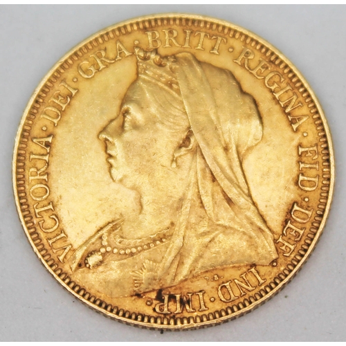 227 - Victoria 1894 sovereign.