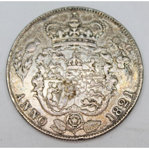 231 - George IV 1821 half crown.