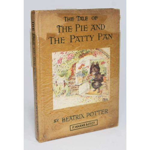 431 - Beatrix Potter, The Tale of the Pie and the Patty Pan, signed in black ink to title page, Warne & Co... 