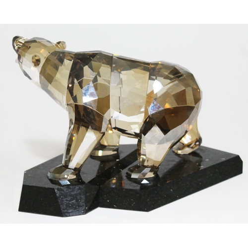 433 - A Swarovski Soulmates Shield of Power polar bear, length 20cm.