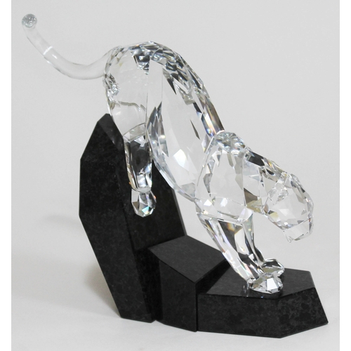 435 - A Swarovski Soulmates Power of Elegance panther, length 20cm.